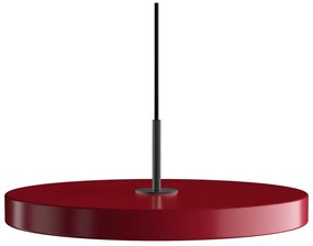 Czerwona lampa wisząca LED z metalowym kloszem ø 43 cm Asteria Medium – UMAGE