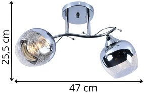 Nowoczesna lampa sufitowa - M014 - Omalis