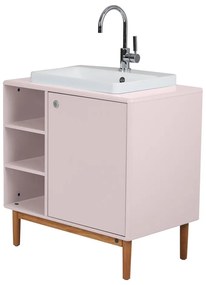 Różowa wisząca szafka pod umywalkę 80x62 cm Color Bath – Tom Tailor