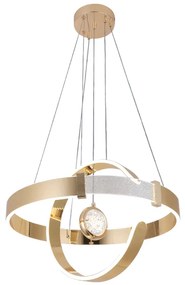 LAMPA SUFITOWA WISZĄCA LED LHJ060-CP ZŁOTA