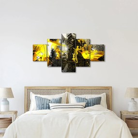 Obraz - Piłka nożna w wielkim mieście (125x70 cm)