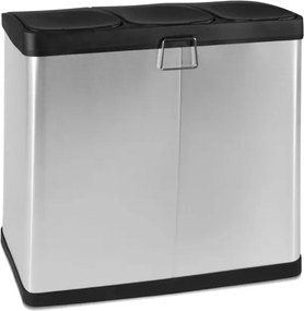 Jago Kosz na odpady do segregacji 45 L, stal nierdzewna