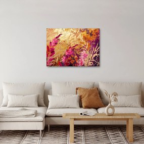 Obraz - Abstrakcyjny obraz kwiatów II. (70x50 cm)