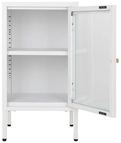 Biała metalowa witryna 38x70 cm Dalby – House Nordic