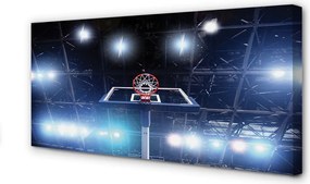 Obraz drukowany na płótnie Kosz W Blasku Reflektorów