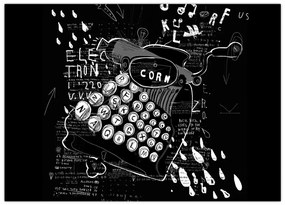 Obraz - Rysunek w stylu Banksy (70x50 cm)