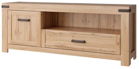 Stolik pod telewizor MORATIZ, dąb wotan