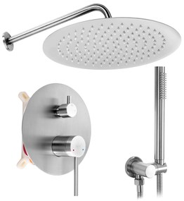 Zestaw natryskowy podtynkowy Rea Foss Clif Nikiel Szczotkowany + BOX