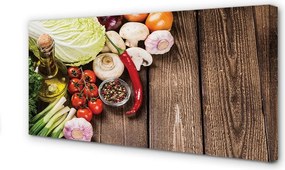 Obraz drukowany na płótnie Klasyczne Składniki Kuchni