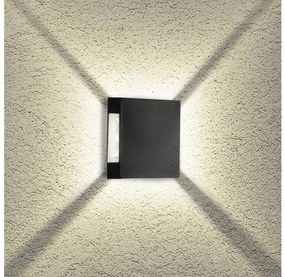 Brilagi - zewnętrzny kinkiet LED QUADRAY LED/4W/230V czarny IP65
