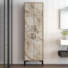 Szafa Berlin Walnut and White Marble