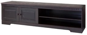 Brązowa szafka pod TV z litego drewna sosnowego 45x44 cm Cubrix – Støraa