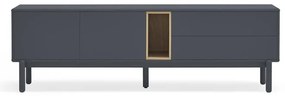 Ciemnoszara szafka pod TV 180x56 cm Corvo – Teulat
