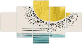 Obraz - Abstrakcyjny obraz plaży N⁰2 (125x70 cm)
