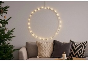 LED wisząca dekoracja CIRCLE Ø 70 cm, srebrna