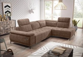 Narożnik FOCUS L z elektryczną regulacją w tkaninie SALVADOR 03 WERSAL