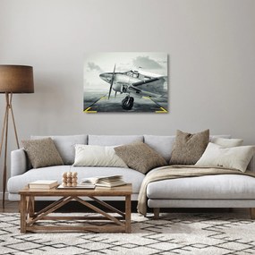 Obraz na szkle - Samolot (70x50 cm)