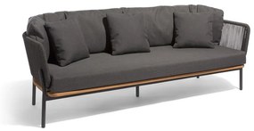 Ciemnoszara sofa ogrodowa Omer – Diphano