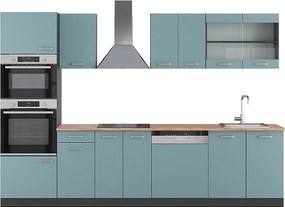 Aneks kuchenny niebiesko-szary/antracytowy 300x60x81.6 r-line