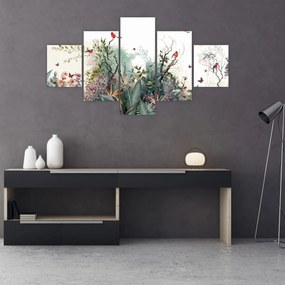 Obraz - Naturalny krajobraz, akwarela (125x70 cm)