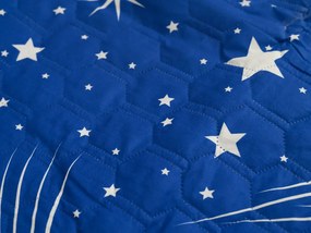 Narzuta na łóżko NIGHT SKY HEXAGON, niebieski Rozmiar: 170 x 210 cm