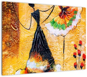 Obraz - Tańczące baletnice, obraz olejny (70x50 cm)
