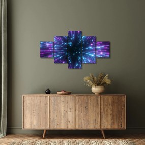 Obraz - Neonowa przestrzeń (125x70 cm)