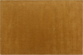 Dywan 100% wełna tkany ręcznie - 200 x 290 - Ochra - 1800g/m² - SELINA