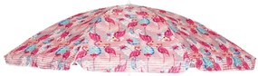 Parasol ogrodowy FLAMINGO 200 cm, różowy