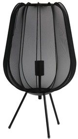 Czarna lampa stołowa (wysokość 60 cm) Plumeria – Light &amp; Living