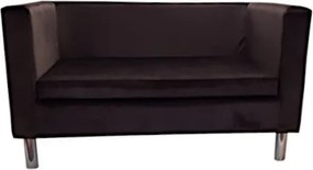 Sofa Monaco : Kolor nogi - Chrom, Kolor tkaniny - VELVET - MG05, Typ tkaniny - Velvet, Wysokość nogi - 15 cm