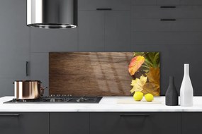 Szkło Ozdobne do Kuchni Botaniczna Świeżość Liści