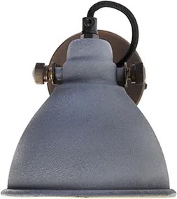 Industrialna lampa ścienna betonowa z miedzią regulowana - Liko