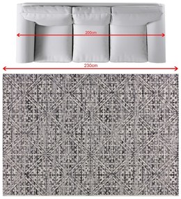 Dywan Breeze beige/charcoal grey 160x230cm