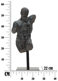 Czarna figurka dekoracyjna Mauro Ferretti Museum Man