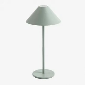 Bezprzewodowa Lampa Stołowa Led Na Zewnątrz Nebida Celadón - Sklum