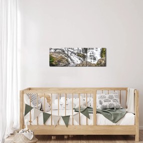 Obraz - Rapids (z zegarem) (90x30 cm)