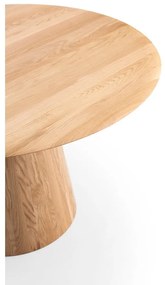 Okrągły stolik z litego drewna dębowego ø 80 cm Mushroom – Gazzda
