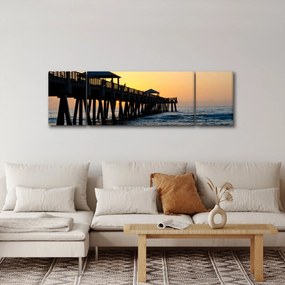 Obraz na plaży (170x50 cm)