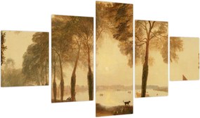 Obraz - Joseph Mallord William Turner, Mortlake Terrace, reprodukcje (125x70 cm)