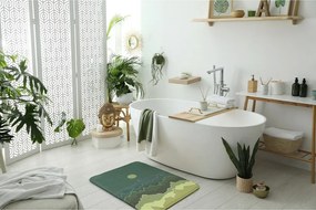 Dywanik antypoślizgowy do łazienki Dywanik antypoślizgowy do łazienki Góry Abstrakcja