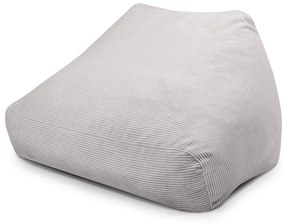Jasnoszary sztruksowy worek do siedzenia Sofa Snug – SLOWDOWN