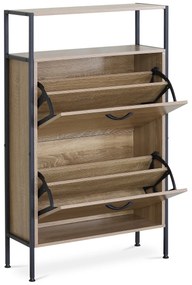 Szafka na buty z przegródkami G1007 OAK, dąb