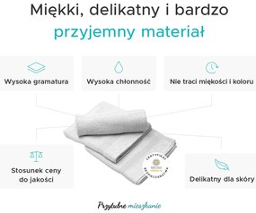 Ręcznik ELEGANZA 50x100 cm jasnoniebieski, 100% bawełna