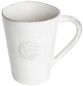 Biały kamionkowy kubek Costa Nova Nova, 300 ml