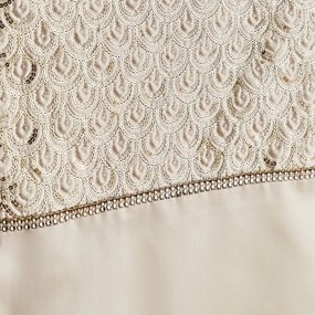 Bieżnik z mikrosatyny 33x180 cm Deco Sequin – Catherine Lansfield