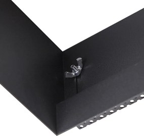 Wpuszczany reflektor czarny GU10 AR111 bez obramowania - Oneon Honey