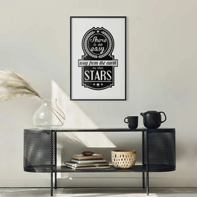 Plakat Big lesson 29,7x42 cm z ramą czarną z marginesem ARTGEIST B