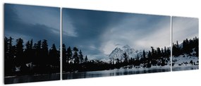Obraz - Na zamarzniętym jeziorze (170x50 cm)