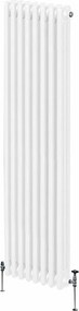 Tradycyjny grzejnik 3-kolumnowy - 1800 x 382 mm - biały